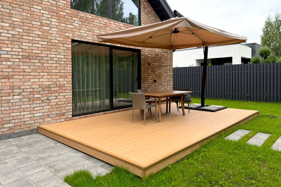 Лаунж зона на террасе